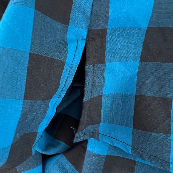 Woman Within Top Womens 2X Cotton Modest Mature Check Print Workwear Casual - Picture 10 of 11